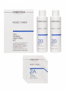 RdM-2А,2В: Набор для пилинга. Sea Herbal Deep Peel Kit (порошок 20 саше по 4,5гр+2*150мл активатора)