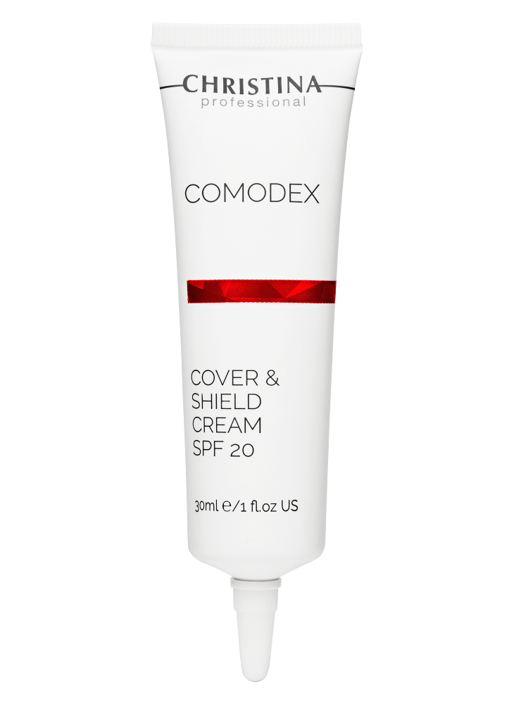 comodex new: защитный крем с тоном. cover shield (spf20, 30 мл) купить comodex new: защитный крем с тоном. cover shield (spf20, 30 мл)