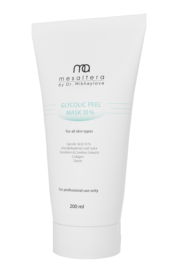 купить ma: glycolic peel mask 10% маска с гликолевой кислотой 10% (200 мл) туба