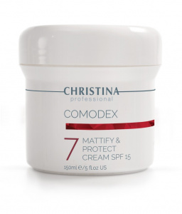 Comodex ш-7 NEW: Матирующий защитный крем. Mattify Protect (SPF15, 150 мл) 